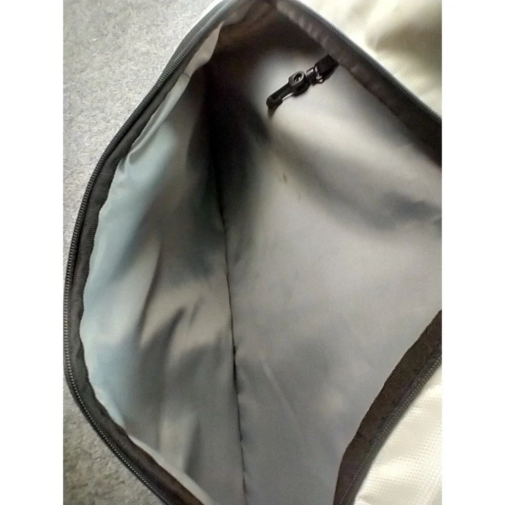 Adidas Barricade Tour Tennis Bag Large Silver Black 3-Stripe Racket Bag